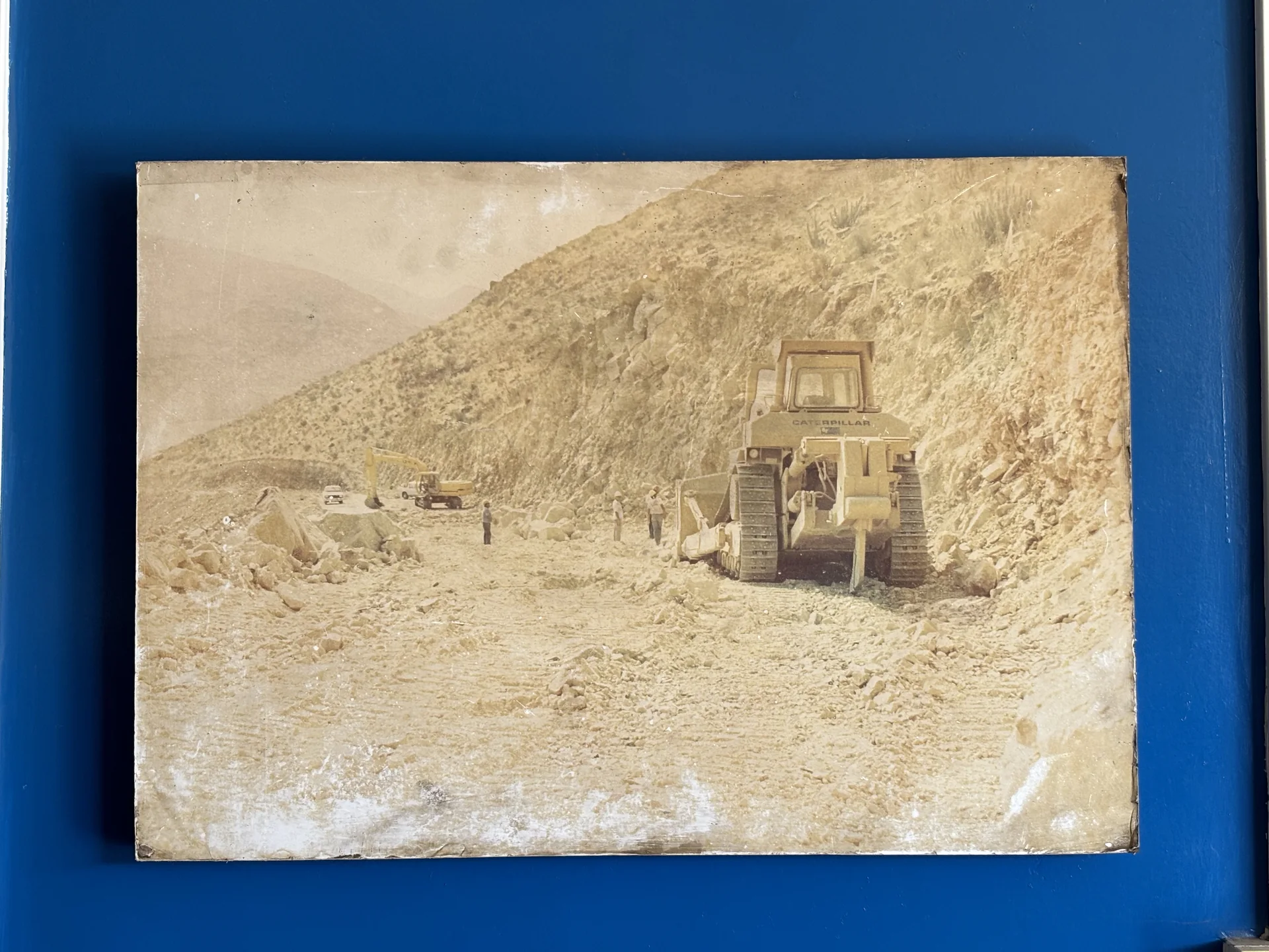 Registro de trabajos en el Embalse Santa Juana en 1992